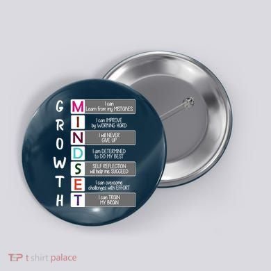 Growth Mindset Button