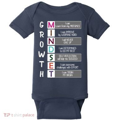 Growth Mindset Baby Bodysuit
