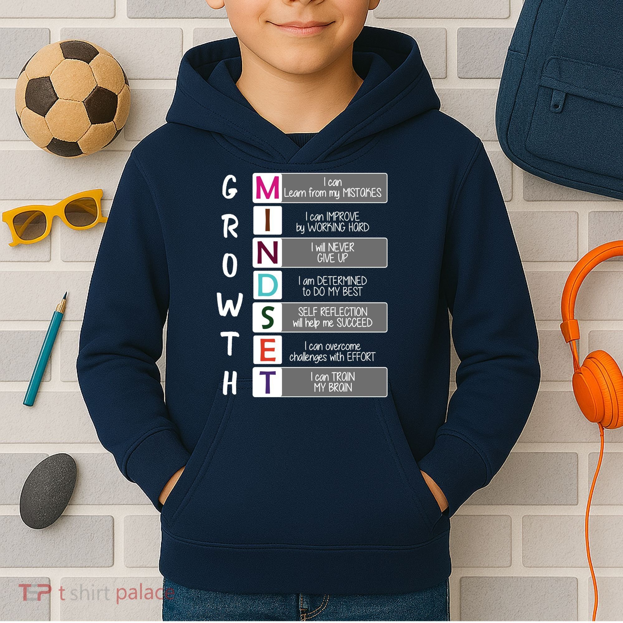 Growth Mindset Kids Hoodie