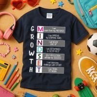 Growth Mindset Kids T-Shirt thumb 3