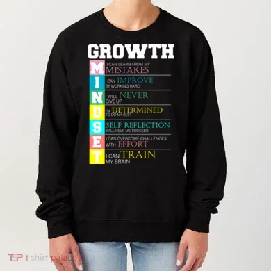 Growth New Mindset And Resolution  Women's Sweatshirt