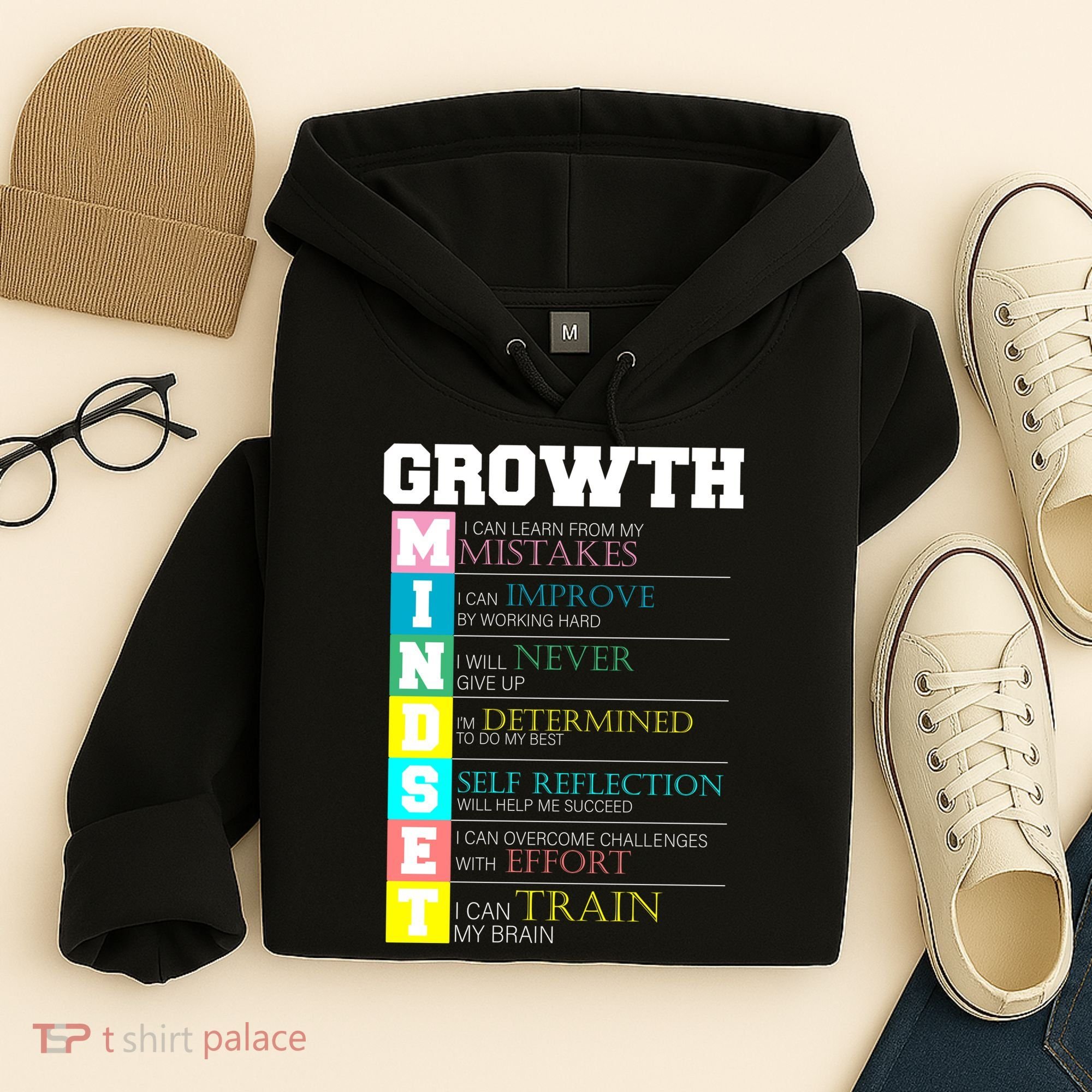 Growth New Mindset And Resolution  Hoodie