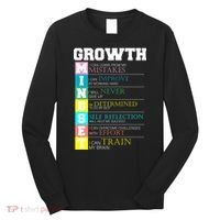 Growth New Mindset And Resolution  Long Sleeve Shirt thumb 0