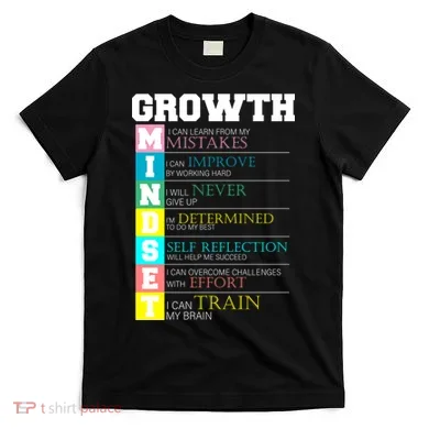 Growth New Mindset And Resolution  T-Shirt