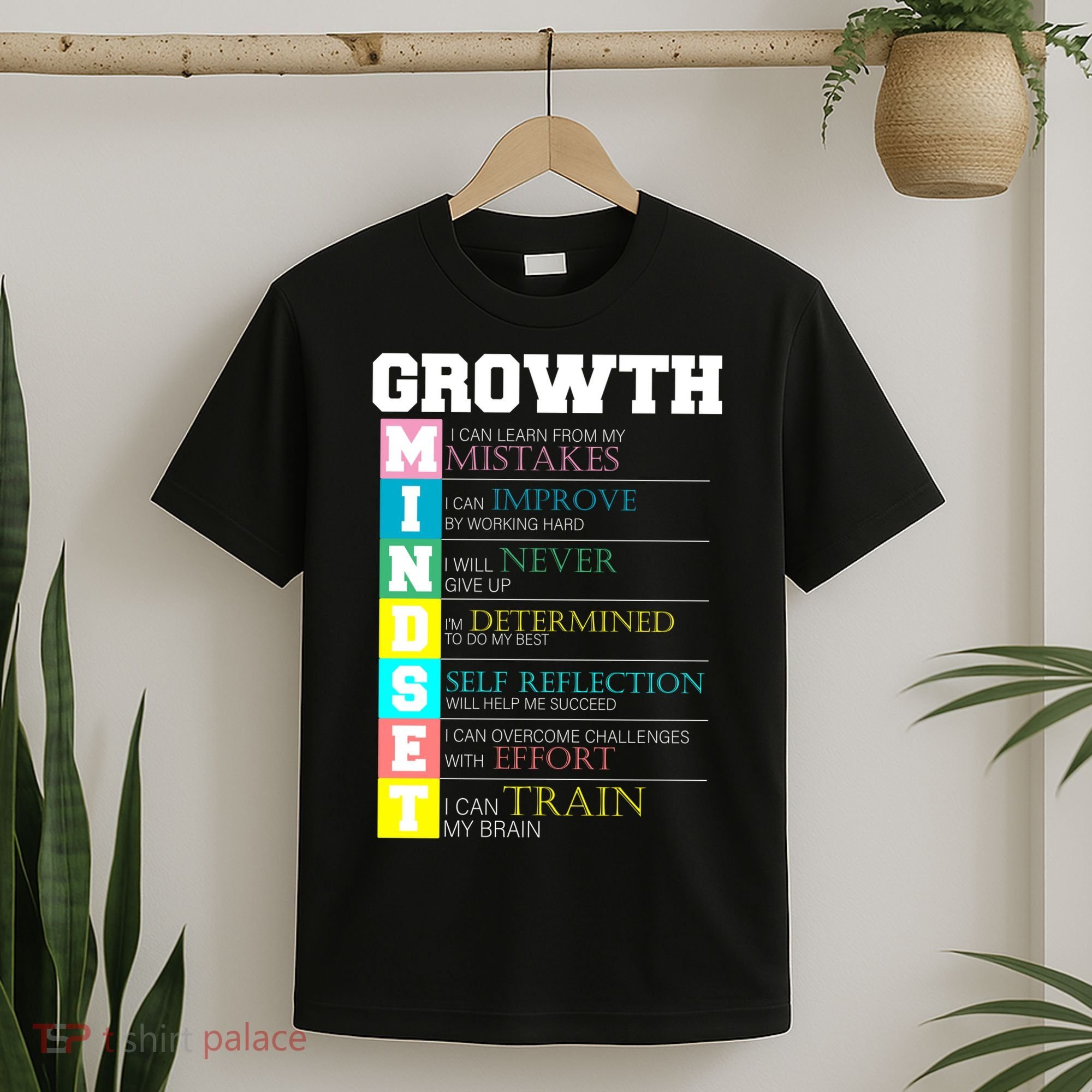 Growth New Mindset And Resolution  T-Shirt