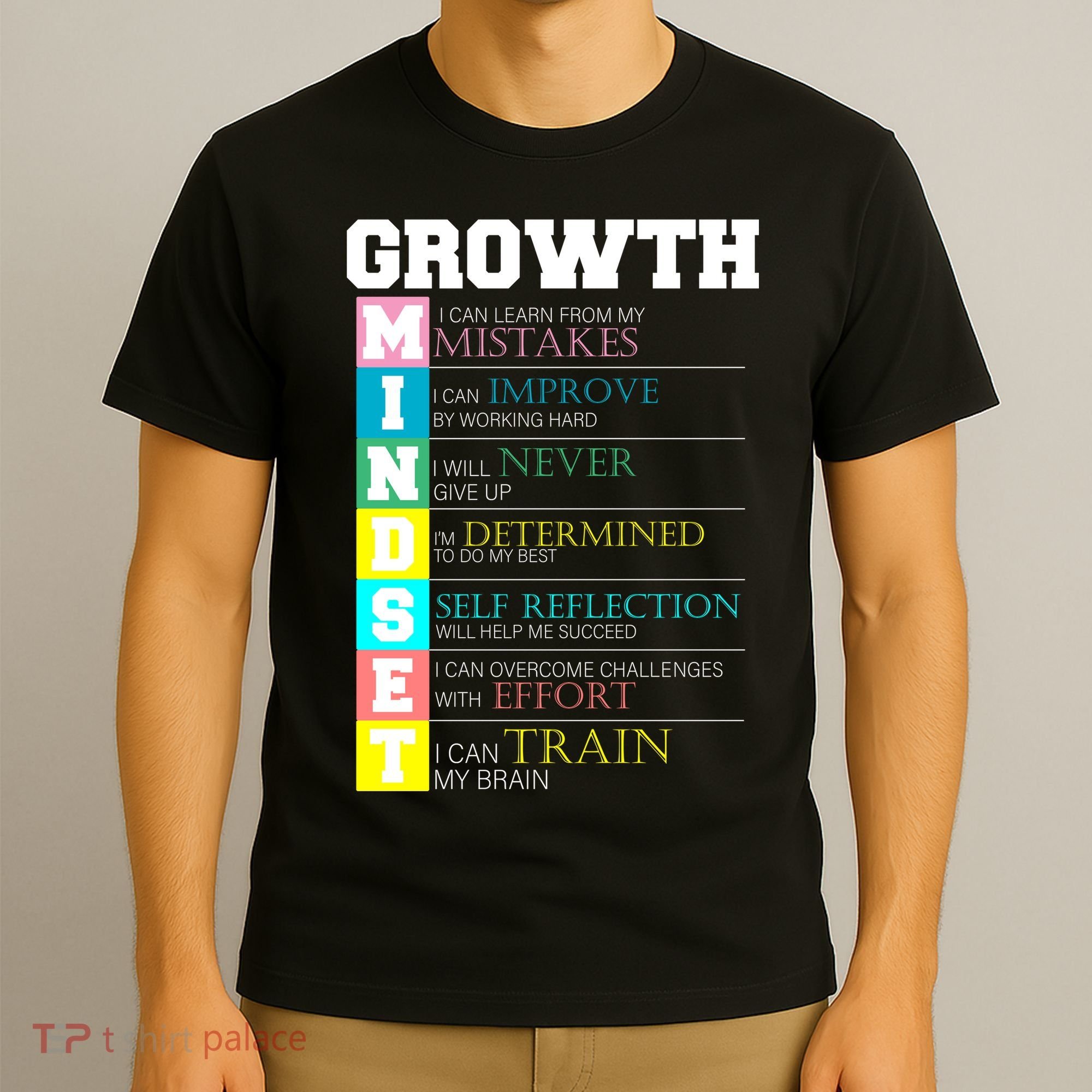 Growth New Mindset And Resolution  T-Shirt