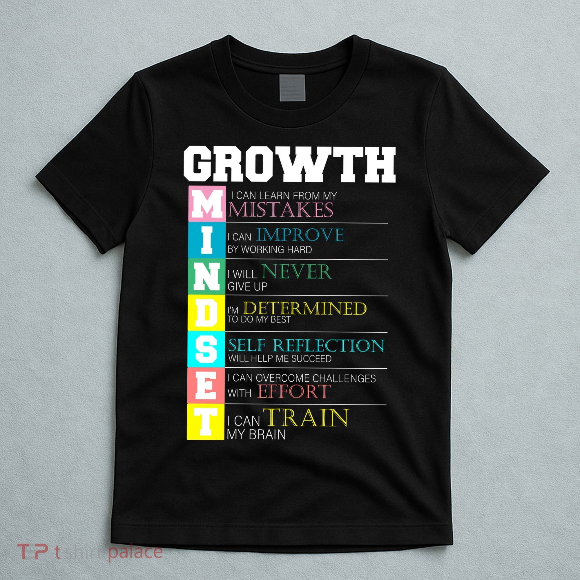 Growth New Mindset And Resolution  T-Shirt