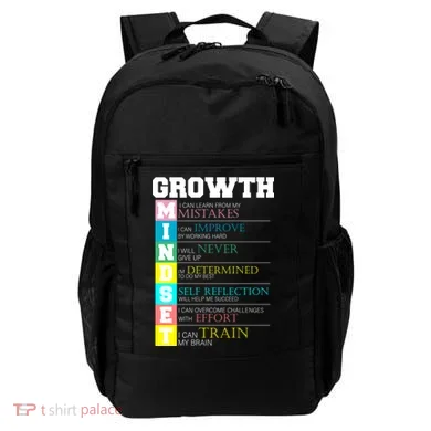 Growth New Mindset And Resolution  Backpack