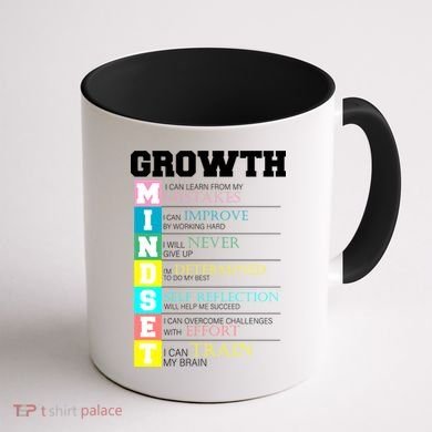 Growth New Mindset And Resolution  Coffee Mug back