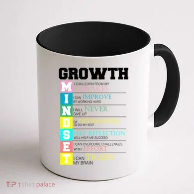 Growth New Mindset And Resolution  Coffee Mug back