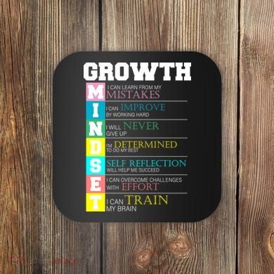 Growth New Mindset And Resolution  Coaster