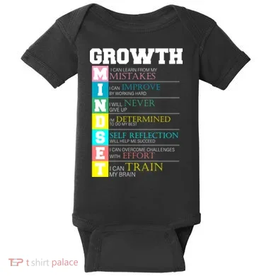 Growth New Mindset And Resolution  Baby Bodysuit