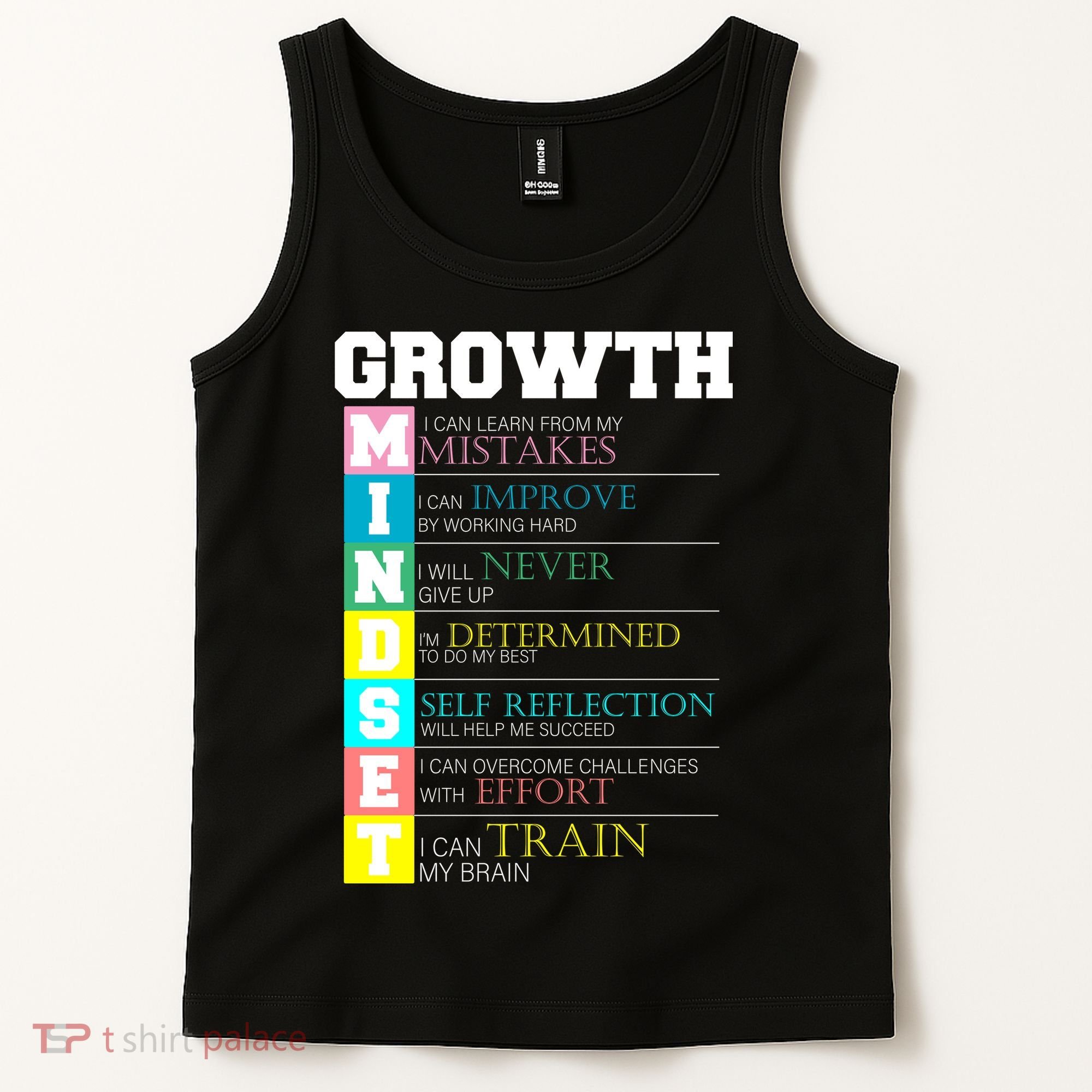 Growth New Mindset And Resolution  Tank Top