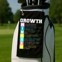 Growth New Mindset And Resolution  Golf Towel thumb 2