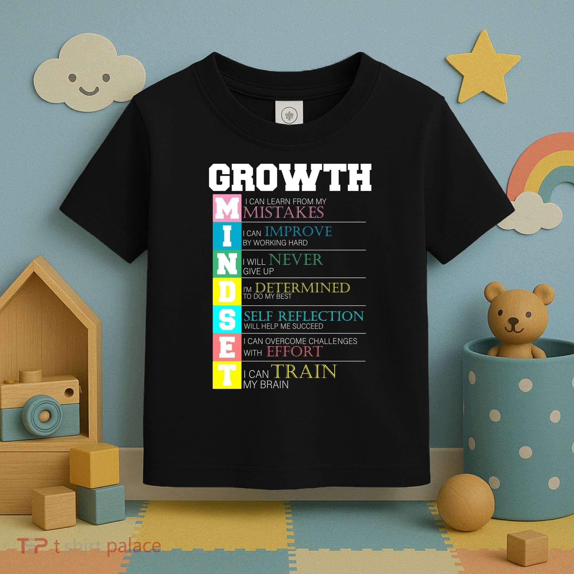 Growth New Mindset And Resolution  Toddler T-Shirt