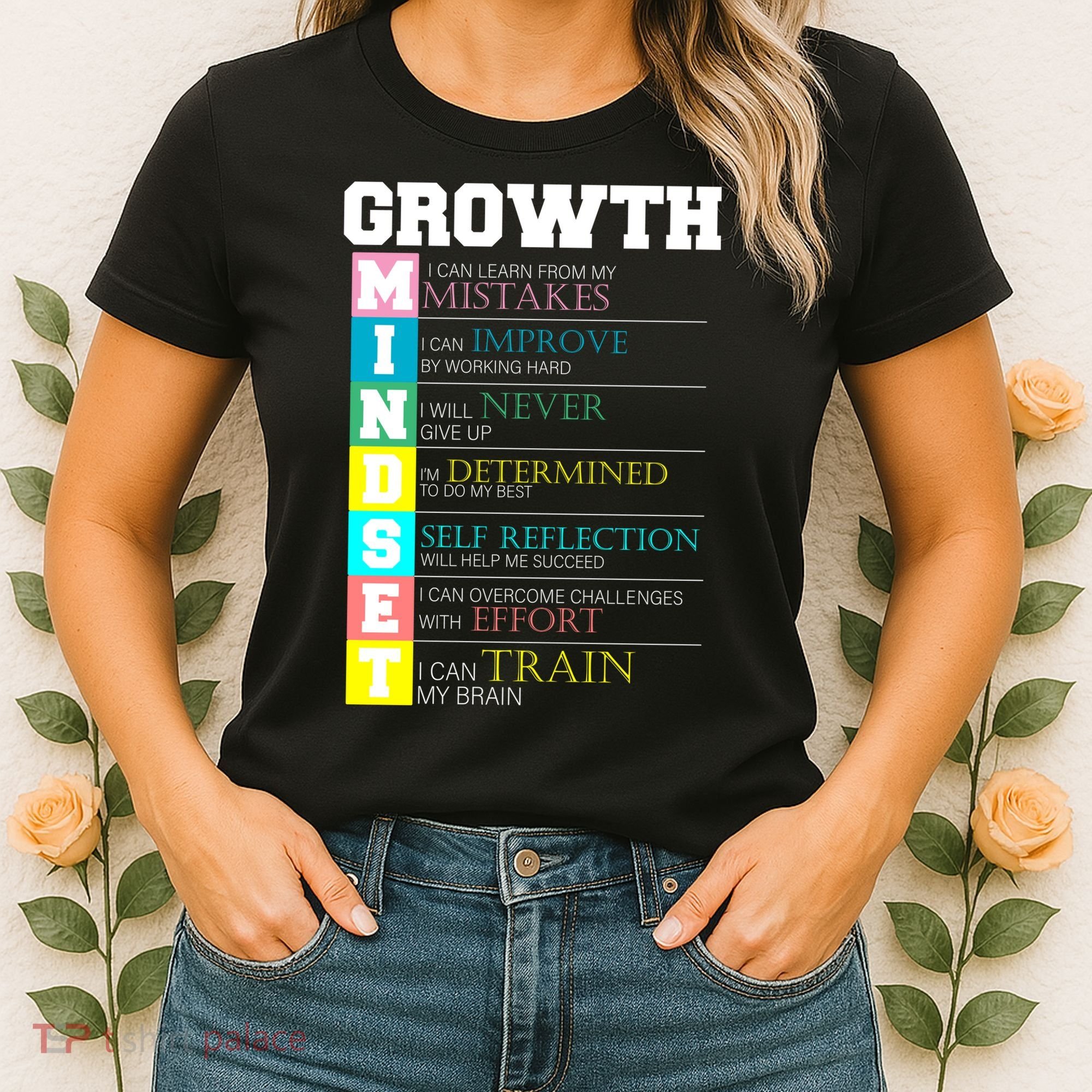 Growth New Mindset And Resolution  Women's T-Shirt