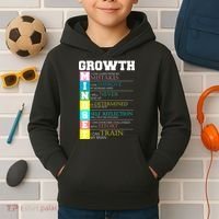 Growth New Mindset And Resolution  Kids Hoodie thumb 2