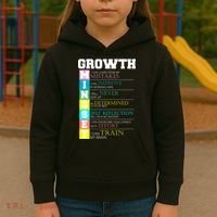 Growth New Mindset And Resolution  Kids Hoodie thumb 3