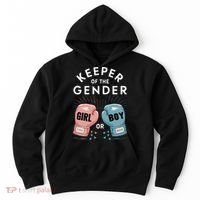Gender Reveal Party Keeper Of Gender Boxing Hoodie thumb 0