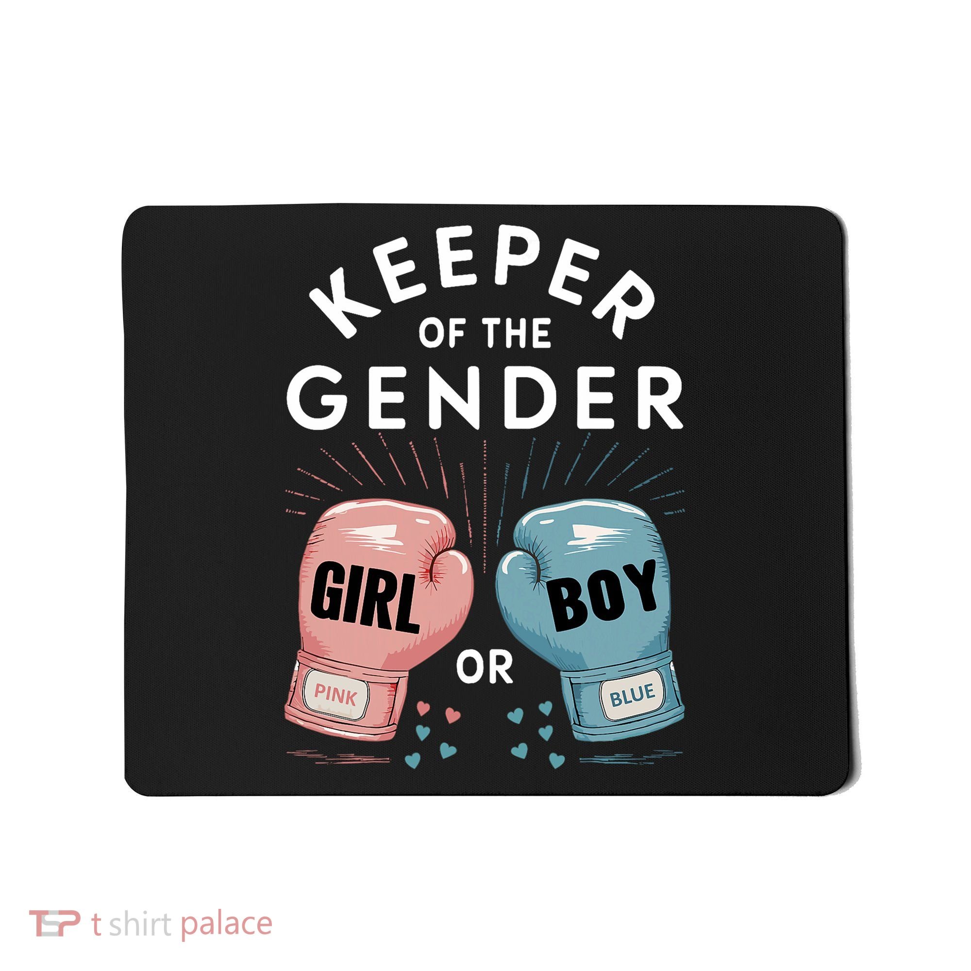 Gender Reveal Party Keeper Of Gender Boxing Mousepad