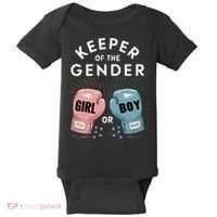 Gender Reveal Party Keeper Of Gender Boxing Baby Bodysuit thumb 0