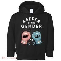 Gender Reveal Party Keeper Of Gender Boxing Toddler Hoodie thumb 0