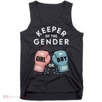 Gender Reveal Party Keeper Of Gender Boxing Tank Top thumb 0
