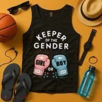 Gender Reveal Party Keeper Of Gender Boxing Tank Top thumb 4