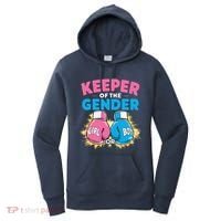 Gender Reveal Party Boxing Gloves Keeper Of Gender Women's Hoodie thumb 0