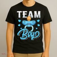 Gender Reveal Party Team Boy Baby Shower Matching Family Set T-Shirt thumb 3