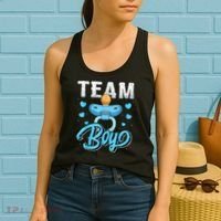 Gender Reveal Party Team Boy Baby Shower Matching Family Set Women's Tank Top thumb 2