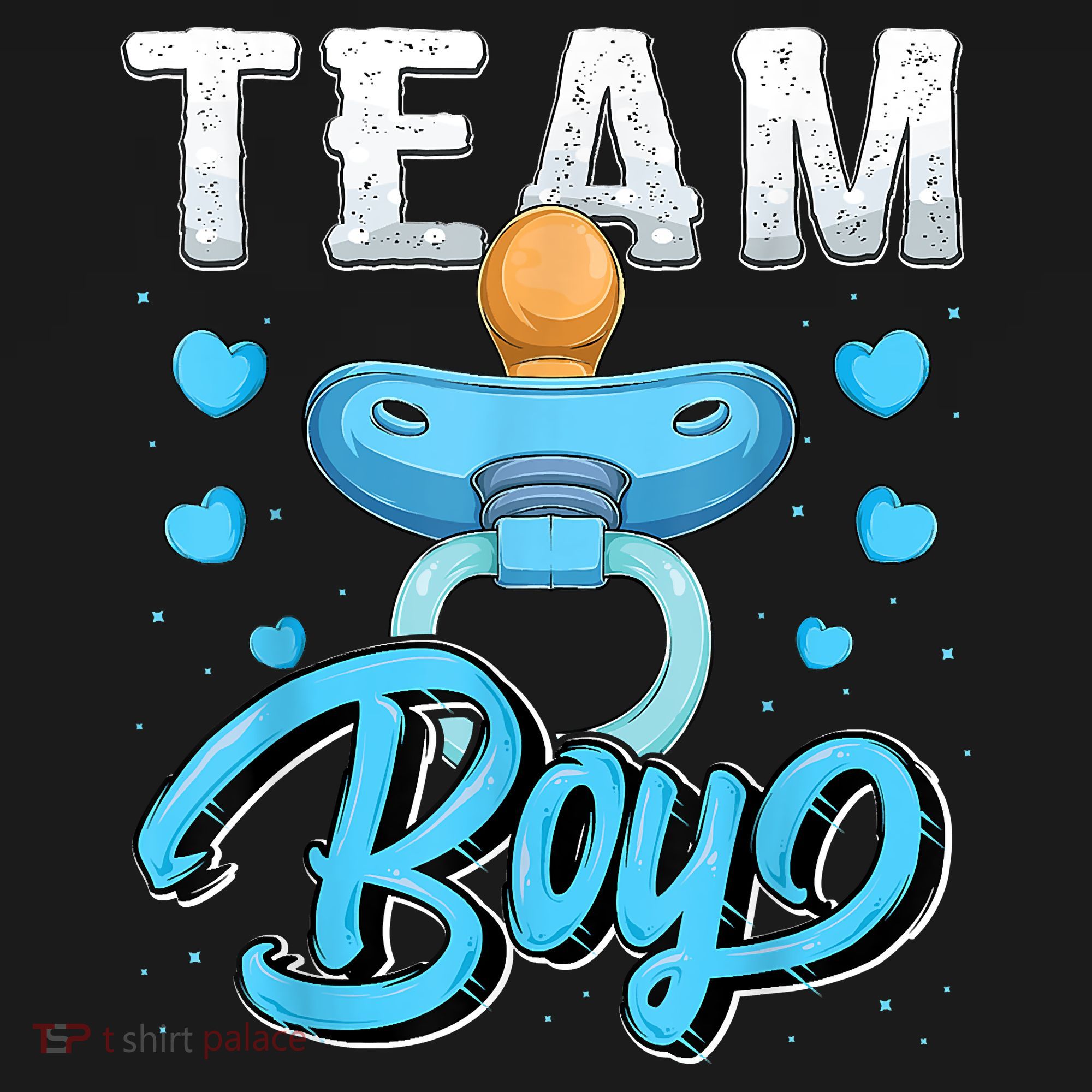 Gender Reveal Party Team Boy Baby Shower Matching Family Set Women's Tank Top