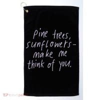 Giant Rooks Pink Skies Golf Towel thumb 0