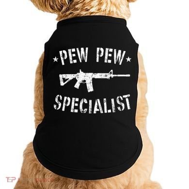 Gun Rifle Pew Pew Specialist Doggie Tank