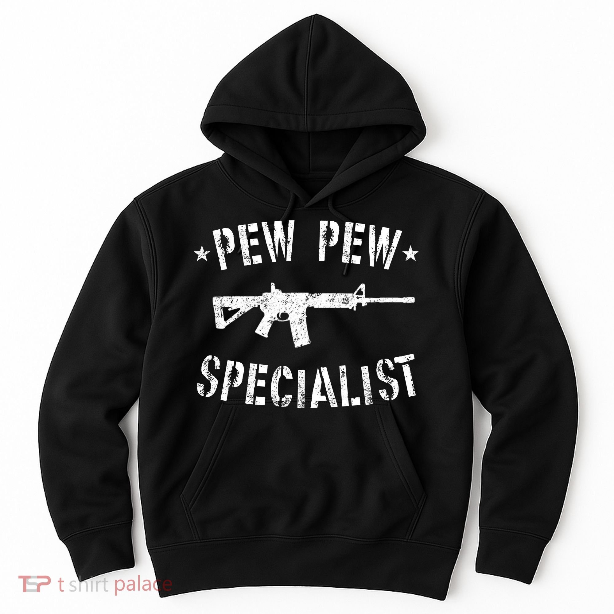 Gun Rifle Pew Pew Specialist Hoodie