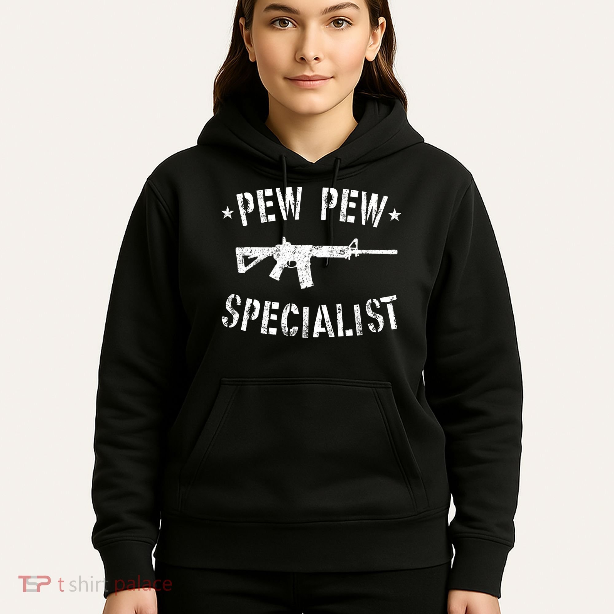 Gun Rifle Pew Pew Specialist Hoodie