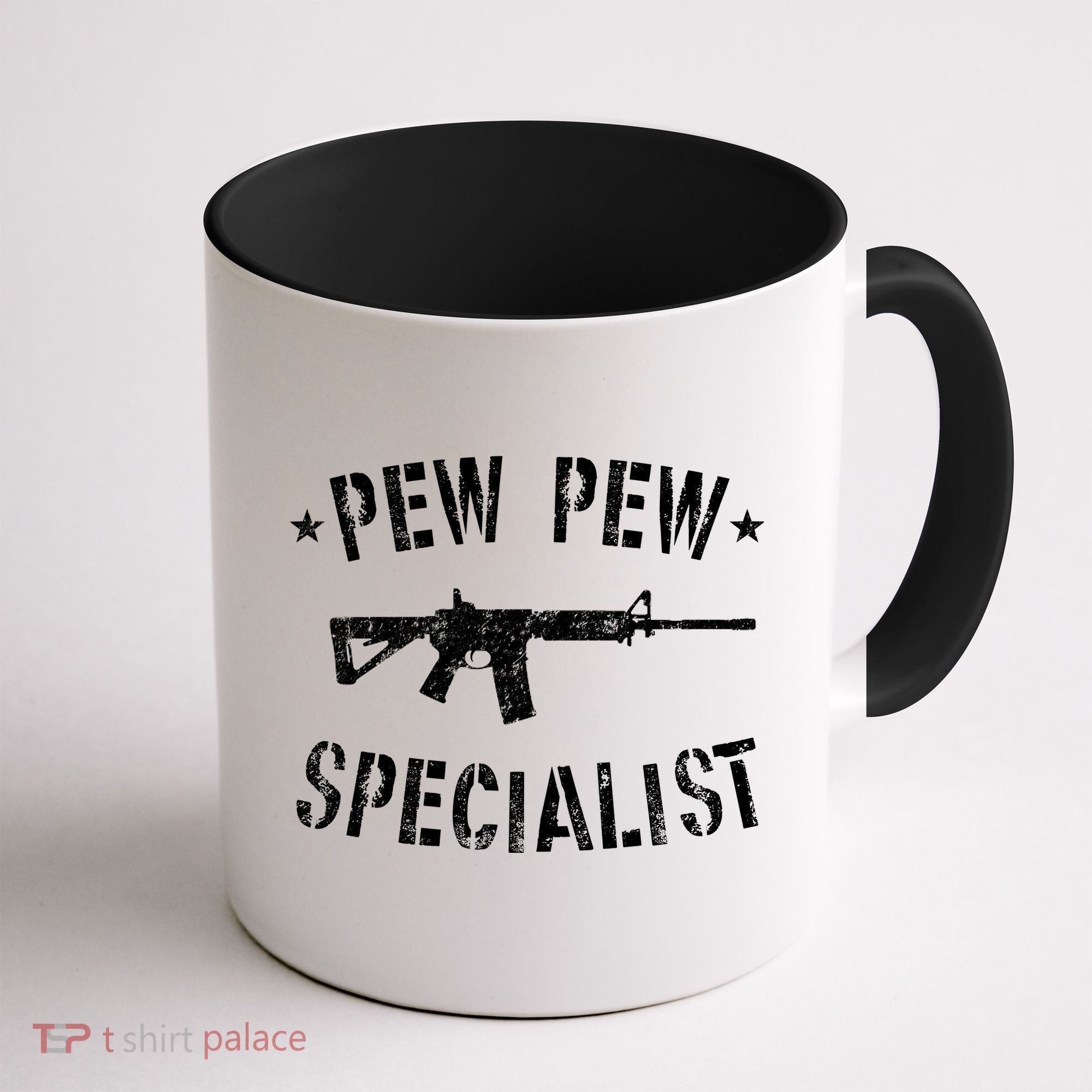 Gun Rifle Pew Pew Specialist Coffee Mug