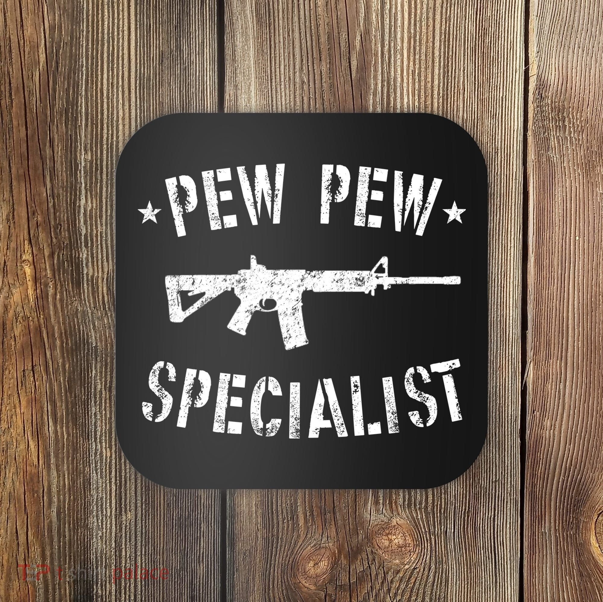 Gun Rifle Pew Pew Specialist Coaster