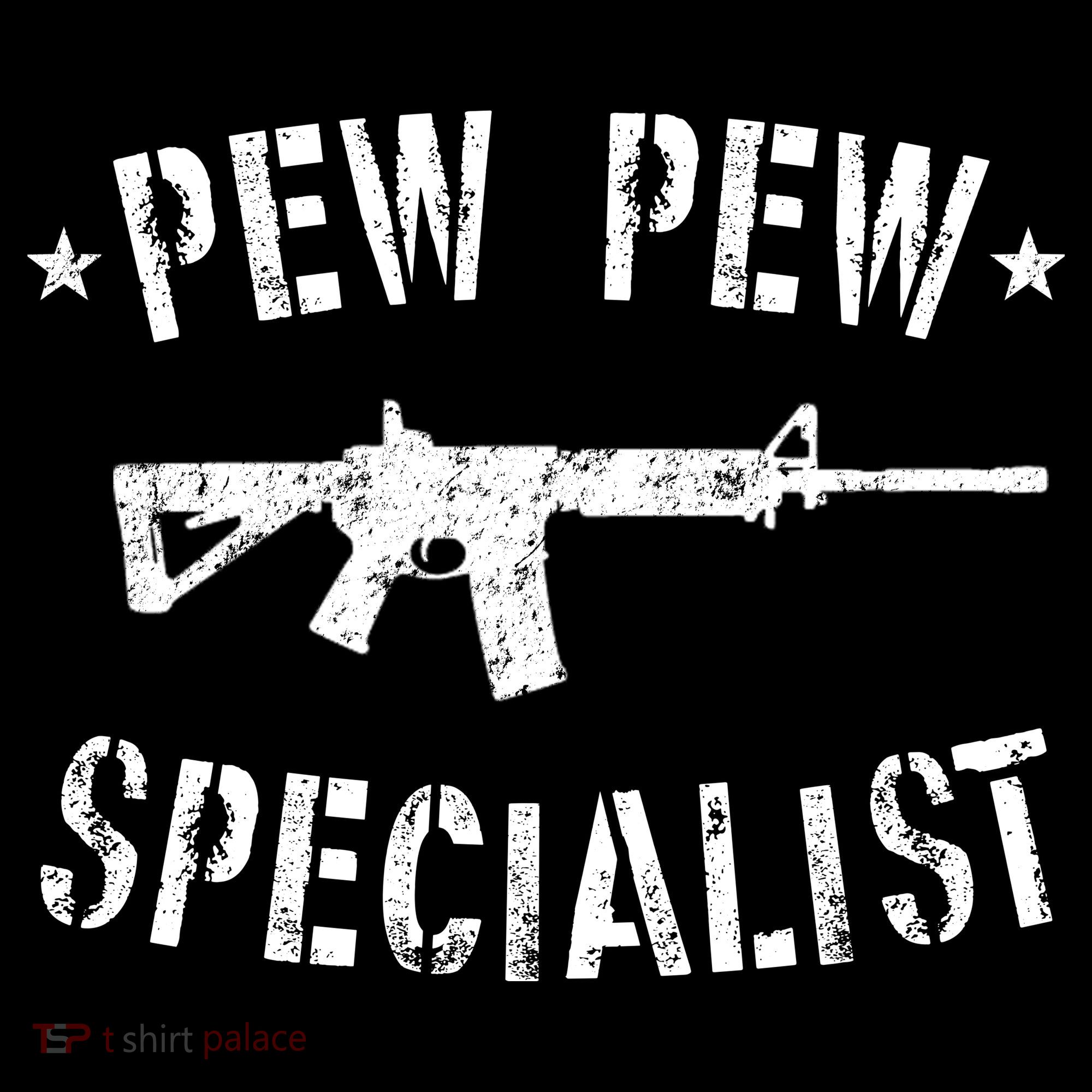Gun Rifle Pew Pew Specialist Women's Hoodie