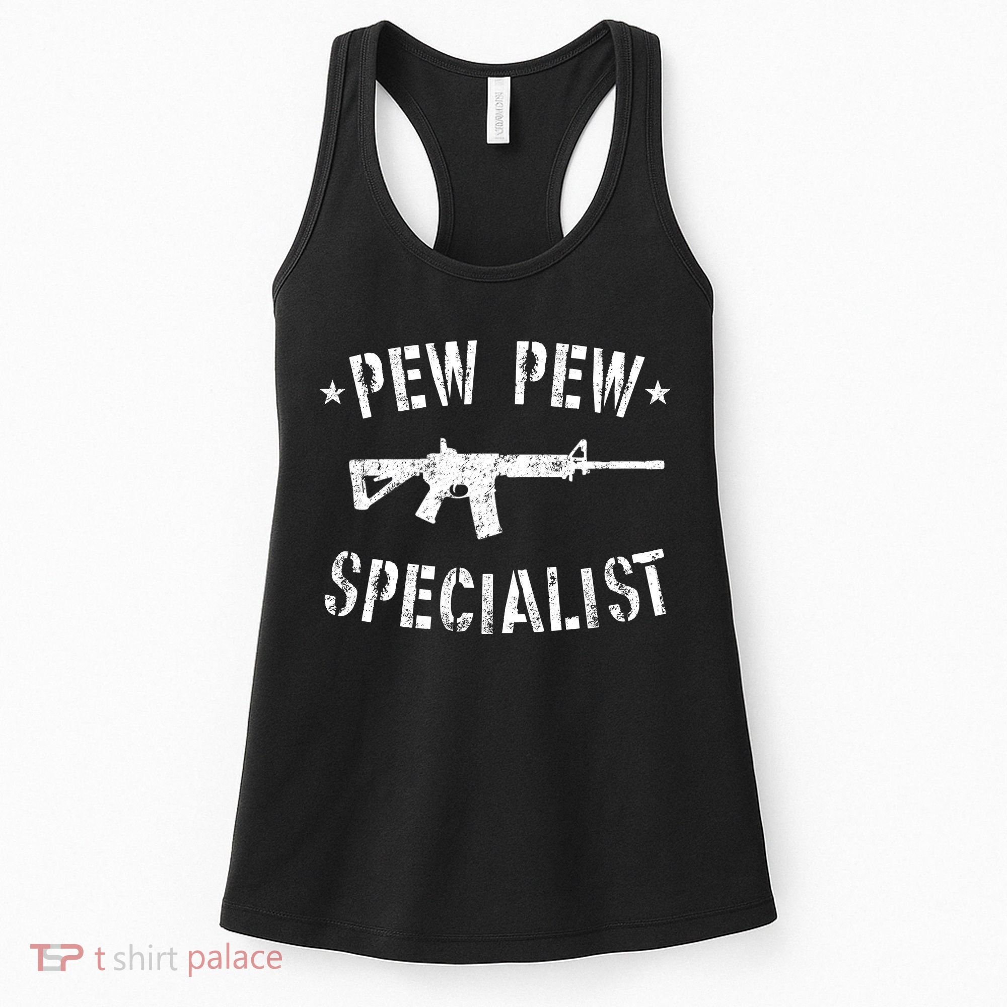 Gun Rifle Pew Pew Specialist Women's Tank Top