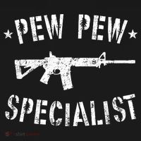 Gun Rifle Pew Pew Specialist Baby Bodysuit thumb 2