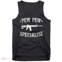 Gun Rifle Pew Pew Specialist Tank Top thumb 0