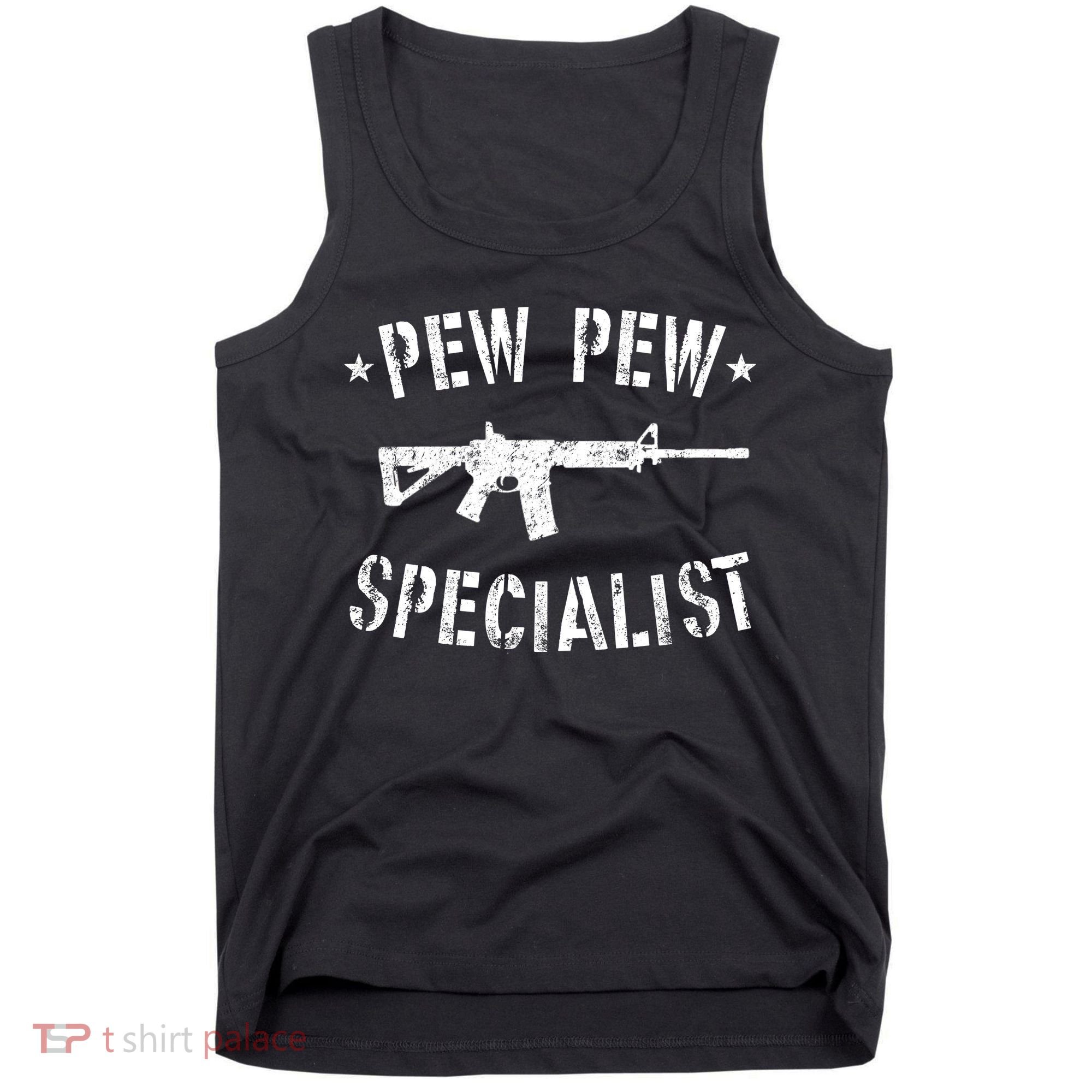 Gun Rifle Pew Pew Specialist Tank Top