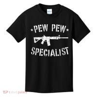 Gun Rifle Pew Pew Specialist Kids T-Shirt thumb 0