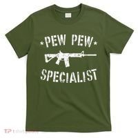 Gun Rifle Pew Pew Specialist T-Shirt thumb 0
