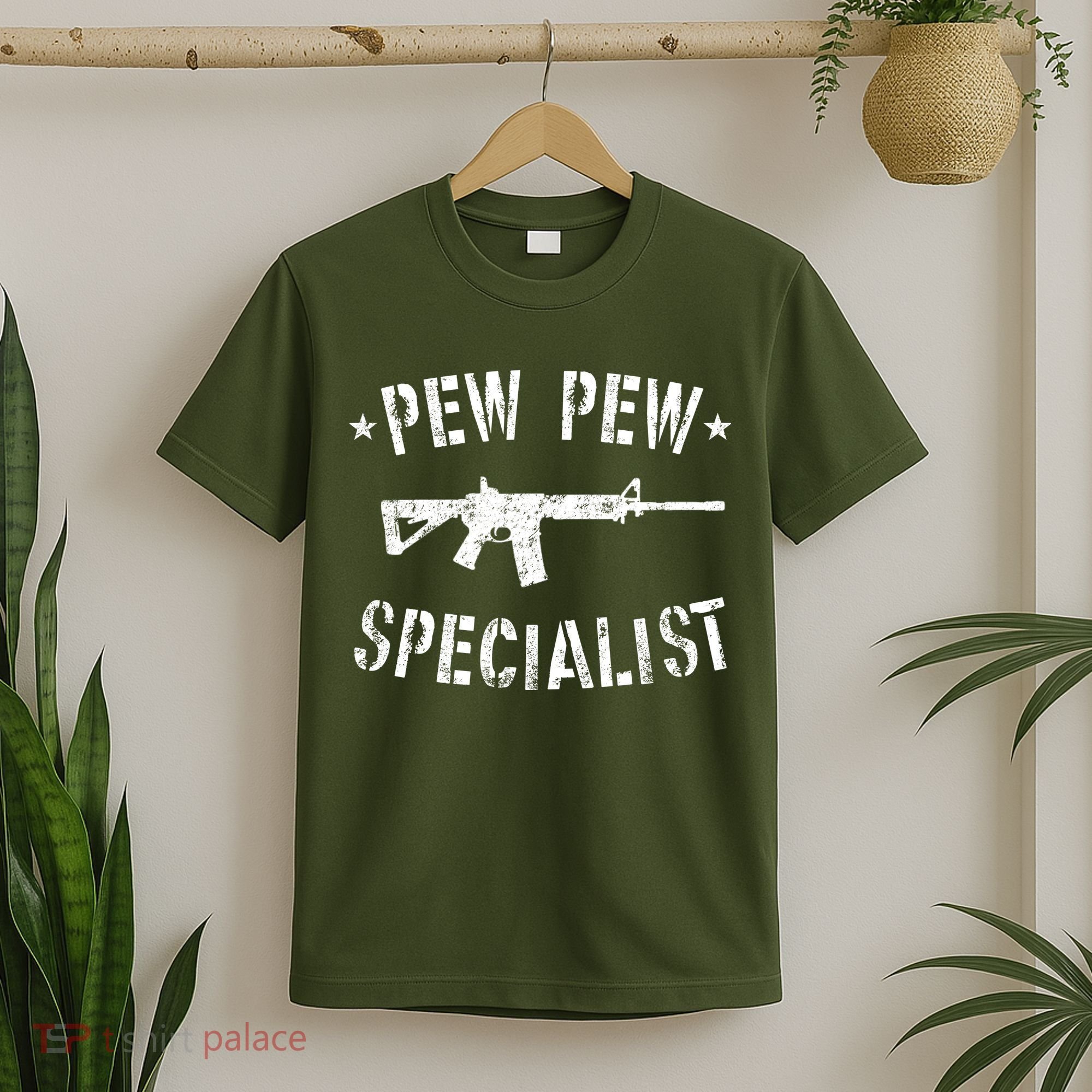 Gun Rifle Pew Pew Specialist T-Shirt