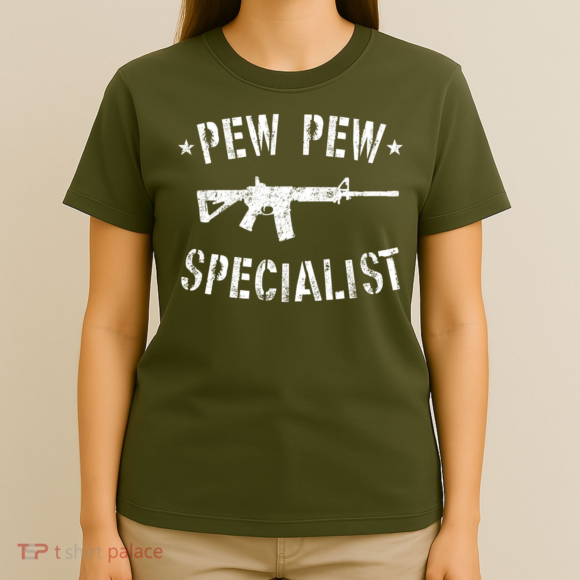 Gun Rifle Pew Pew Specialist T-Shirt