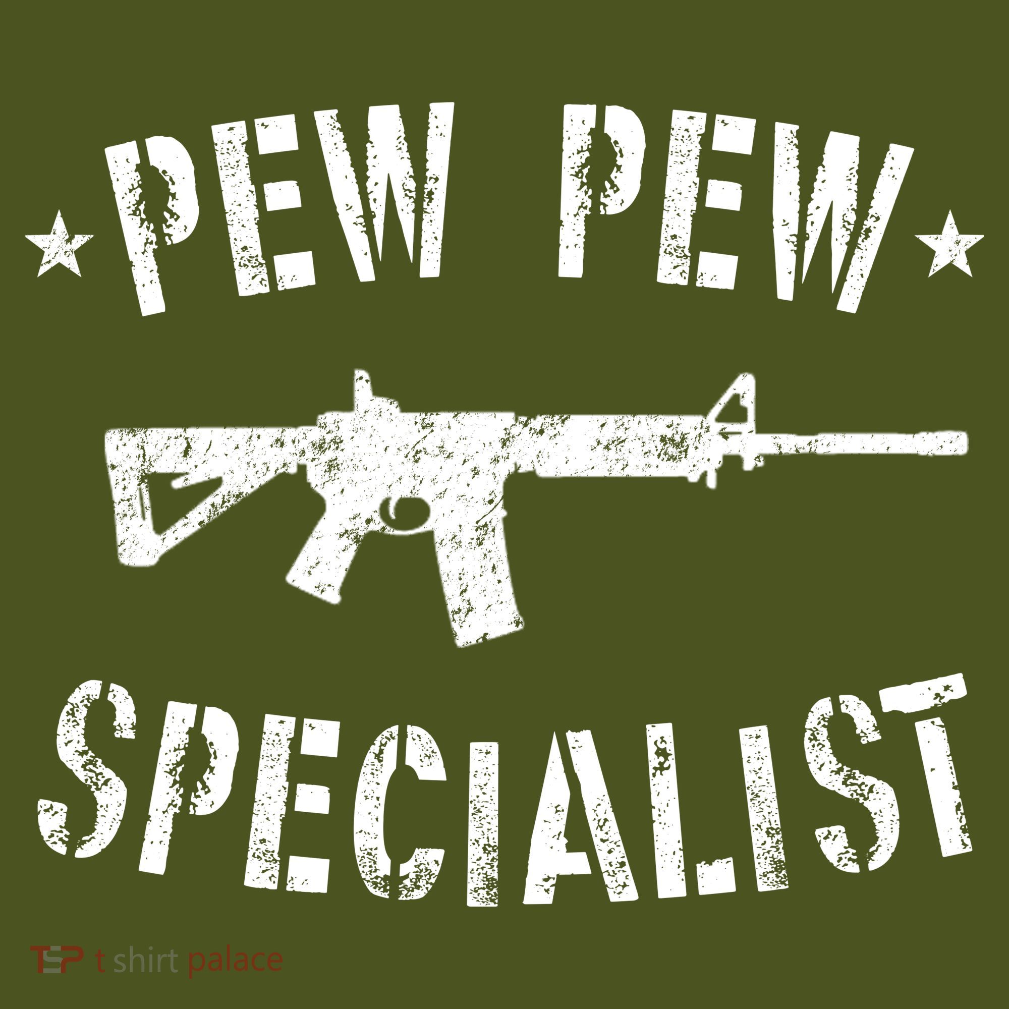 Gun Rifle Pew Pew Specialist Mousepad