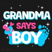 Gender Reveal Party Grandma Says Boy Team Boy Ornament thumb 1