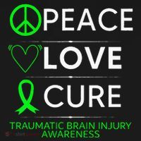 Green Ribbon Peace Cure Traumatic Brain Injury Awareness Women's Hoodie thumb 2